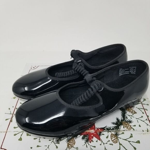 Danskin Now Black Tap Shoes. SIZE 5. - Picture 4 of 9